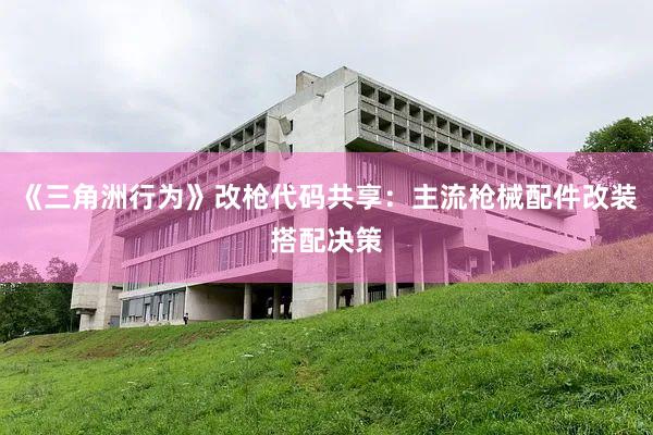 《三角洲行为》改枪代码共享：主流枪械配件改装搭配决策