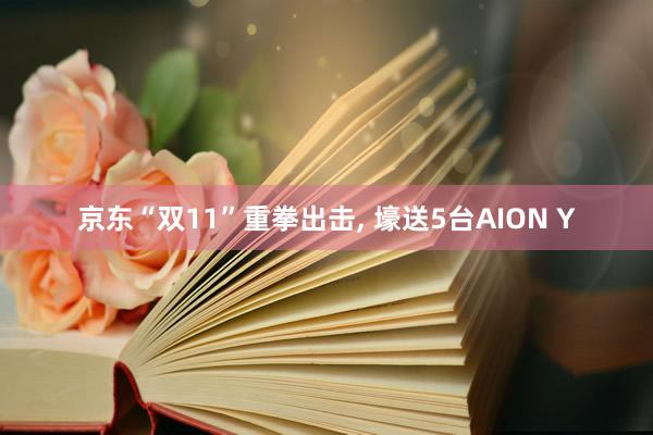 京东“双11”重拳出击, 壕送5台AION Y