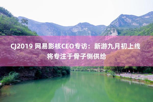 CJ2019 网易影核CEO专访：新游九月初上线 将专注于骨子侧供给